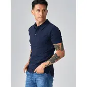TeeShoppen Paita ' Muscle Polo ' laivastonsininen