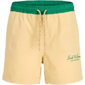 Jack & jones Junior Uimashortsit 'Maui Archive' keltainen / vihreä