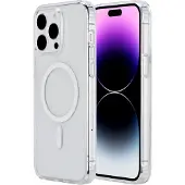 ESTUFF iPhone 15 Pro BERLIN magneettinen hybridisuojakuori, läpinäkyvä