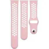 Triacle Sport ranneke Universal 22 mm, pinkki/valkoinen