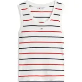 Tommy Hilfiger Tjw Essential Rib Tank Ext - Cream - S
