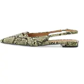 Bianco Biabari Pointy Flat Slingback Faux Leather - Multi/patterned - 38