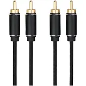 Dacota Platinum RCA stereokaapeli uros-uros 3M, musta
