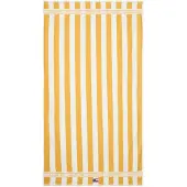 Lexington Block Striped Cotton Terry Beach Towel - Yellow - 100X180