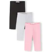 MINOTI Leggingsit vaaleanharmaa / vaaleanpunainen / musta