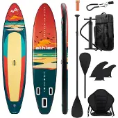Athler SUP-lauta Zander 350 Orange – ilmatäytteinen lauta istuimella ja melalla