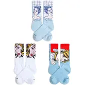Jimmy Lion Athletic Roy Lichtenstein Pitkät Sukat 3 Parit