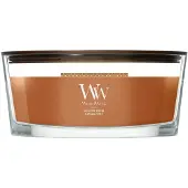 Woodwick Saffron Smoke tuoksukynttilä sisältää puusydämen 453.6 g
