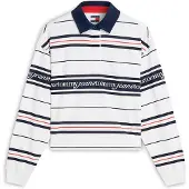 Tommy Hilfiger Tjw Rlx Script Rugby - Cream - XS