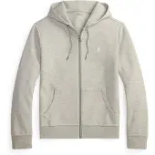 Ralph Lauren for man. 710881517513 Gray double knit zip-up sweatshirt (L), Casual, Grey, Cotton, Long sleeve