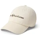 Ralph Lauren Cotton Twill Ball Cap - Cream - ONE SIZE