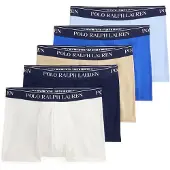 Ralph Lauren Classic Stretch Cotton Trunk 5-Pack - Multi/patterned - M