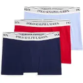 Ralph Lauren for man. 714830299210 Set of 3 navy, red, blue stretch cotton boxers (S), Casual, Multicolor