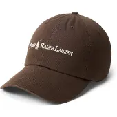 Ralph Lauren Cotton Twill Ball Cap - Brown - ONE SIZE