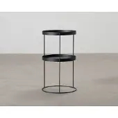 Mjuk FeelDesign Zet sivupöytä ø 40 cm musta