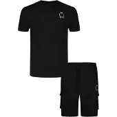 SikSilk Juoksupuku kullankeltainen / musta