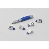 Smartkeeper Basic "LAN Cable" Lock 2 dunkelblau 5 Stk.+Key (NC13PKDB)