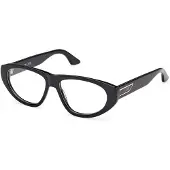 GCDS GD5049 54/15/145 Kiiltävä musta etuosa asetaatti UNISEX GD5049