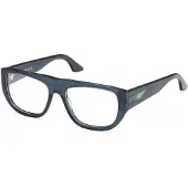 GCDS GD5048 54/17/145 Kiiltävä sininen etuosa asetaatti UNISEX GD5048