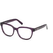 GCDS GD5054 53/17/140 Kiiltävä violetti etuosa asetaattia UNISEX GD5054