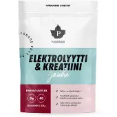 Puhdistamo Elektrolyytti & Kreatiini jauhe, kirsikka-vadelma, 200 g