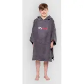 Dryrobe Towel Robe Organic Kids 5-9 Surf Poncho slate Koko Uni
