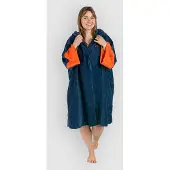 Dryrobe Fullzip Towel Robe Organic Cotton Surf Poncho blue Koko M