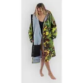 Dryrobe Advance Long Sleeve Surf Poncho green camo grey remix Koko S