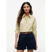 Tommy Hilfiger Summer Poplin Regular Shirt - Yellow - 34