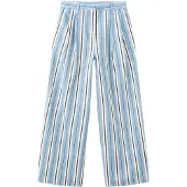 Mango Wide Leg Striped Jeans - Blue - 38