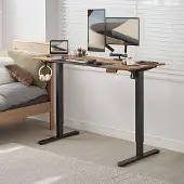 Songmics Sähköisesti korkeussäädettävä pöydän runko, 59.7x90.1x72.1 cm, musta