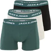 Jack & Jones Bokserishortsit 'JACBRINK' vaaleanharmaa / jade / musta