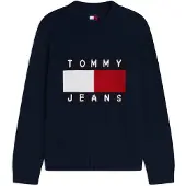 Tommy Hilfiger Neulepaita tummansininen / punainen / valkoinen