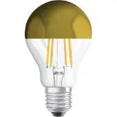 Osram LED-lamppu Standard 4W/827 (37W) filament clear mirror gold E27