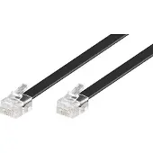 Pro Modular telephone cable - Musta - 3m