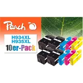 Peach 0F319838, Musta, Syaani, Magenta, Keltainen, Väriainepohjainen muste, Väriainepohjainen muste, 10 kpl, 2025 sivua, Monipakkaus (PI300-688)