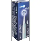 Oral-B Braun Pro 1 Sensitive Clean – electric toothbrush with round head and pressure sensor, turquoise (8700216013116)