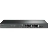 TP-LINK SG2218P verkkokytkin L2/L2+ Gigabit Ethernet (10/100/1000) Power over Ethernet (PoE) 1U musta (SG2218P)