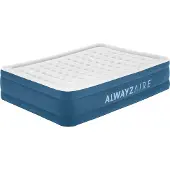 Bestway AlwayzAire Air Mattress Queen ilmatäytteinen varavuode, sisäänrakennettu kaksoispumppu, 203 x 152 x 46 cm
