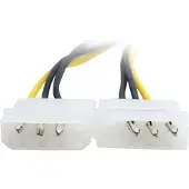 Eletra SATA Pci 6P F 1TO2 Molex M 8CM virtakaapeli