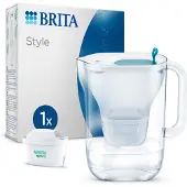 Brita Style vedensuodatuskannu 2,4 litraa, sininen