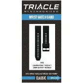 Triacle Classic Band Garmin Quickfit 22 mm, musta