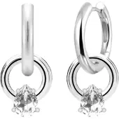 Sno of sweden Callie hopeoidut korvakorut 10 mm 1396-7500012