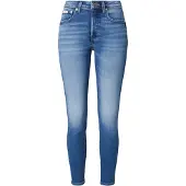 Calvin Klein Jeans Farkut 'Whiskered Mid Rise Skinny' sininen denim