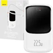 Baseus Powerbank Qpow Digital Display Lightning 10000mAh White