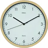 MAUL Wanduhr MAULgrain, 30 cm, Quarzuhr, ohne Batt., holz (9051470)