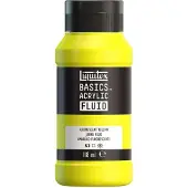 Taidepiste Liquitex Basics fluid 981 Fluorescent Yellow - 118ml