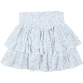 Lindex Flounce Skirt In Viscose - Blue - 116