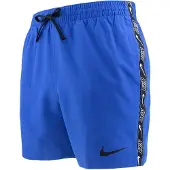 Nike SWIM Logo Tape Lap 5" Volley Short - Blue - S