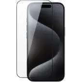 Dacota Platinum iPhone 17/17 Pro/16 Pro Tiger Glass 3D näytön suojalasi, musta